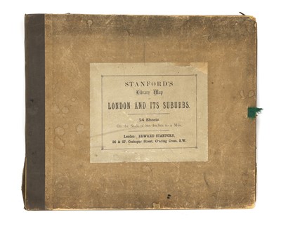 Lot 91 - STANFORD'S Library Map of London and its Suburbs