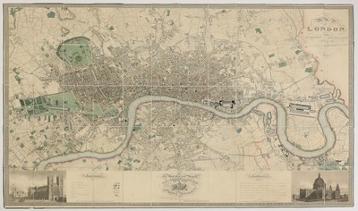 Lot 57 - LONDON MAP: GREENWOOD, John & Christopher