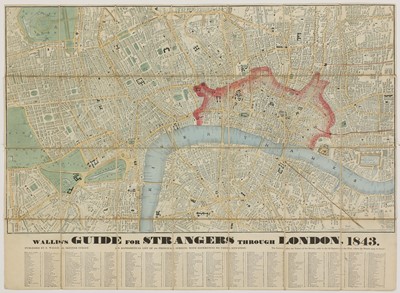 Lot 111 - LONDON GUIDE: WALLIS, Edward