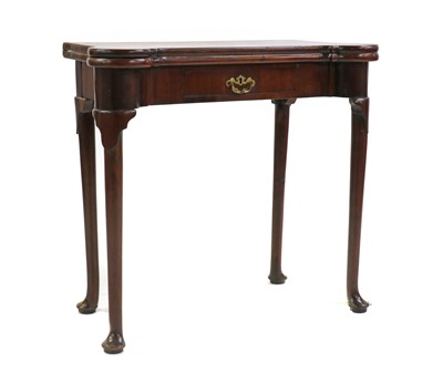 Lot 413 - A George II mahogany tea table
