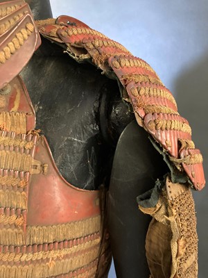 Lot 114 - A Japanese gusoku (composite armour)