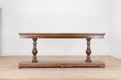 Lot 118 - A painted pine console or serving table