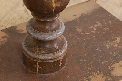 Lot 118 - A painted pine console or serving table