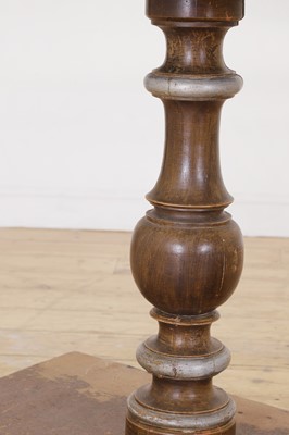 Lot 118 - A painted pine console or serving table