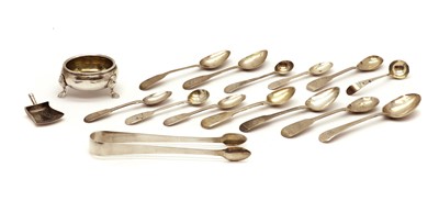 Lot 28 - A collection of Georgian silver