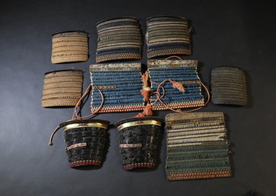 Lot 120 - A group of Japanese sode (shoulder guards)