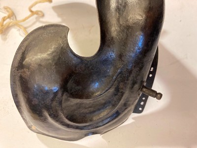 Lot 129 - A Japanese menpo (face mask)