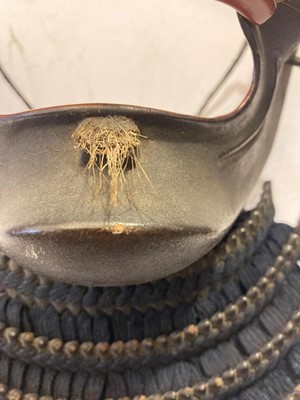 Lot 129 - A Japanese menpo (face mask)