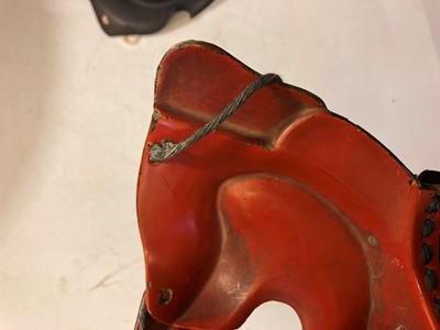 Lot 129 - A Japanese menpo (face mask)