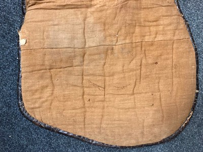 Lot 141 - A Japanese kura (saddle) and aori (saddle pads)