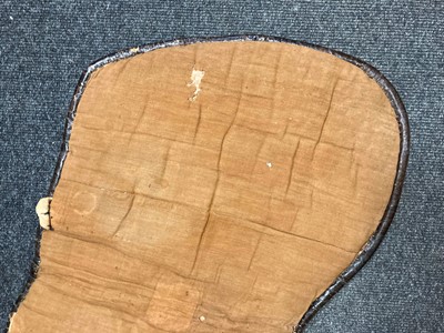 Lot 141 - A Japanese kura (saddle) and aori (saddle pads)