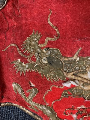 Lot 141 - A Japanese kura (saddle) and aori (saddle pads)