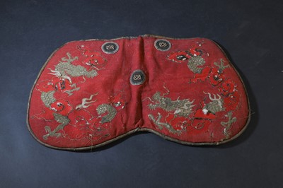Lot 141 - A Japanese kura (saddle) and aori (saddle pads)