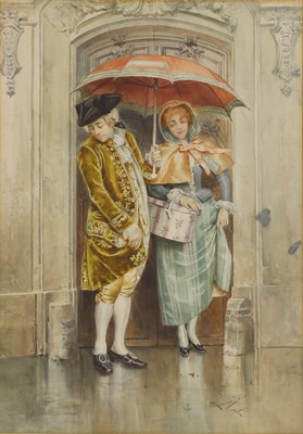 Lot 87 - Casimiro Tomba Aldini (Italian, 1857-1929)
