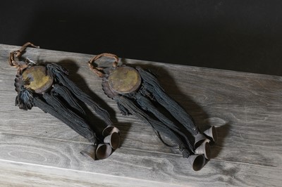 Lot 140 - A pair of Japanese horse festival decorations