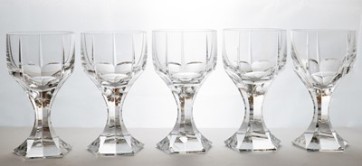 Lot 248 - A Baccarat crystal glass 'Mercure' pattern part table service