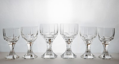 Lot 248 - A Baccarat crystal glass 'Mercure' pattern part table service
