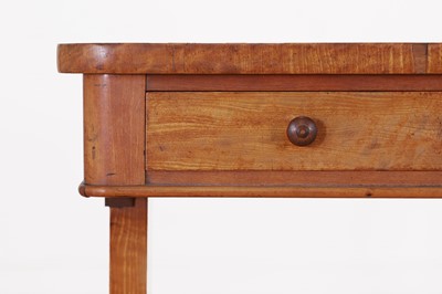 Lot 255 - A William IV satinwood library table