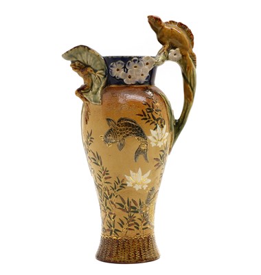 Lot 207 - A Doulton Lambeth stoneware jug