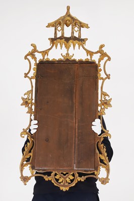 Lot 193 - A George III gilt-framed wall mirror