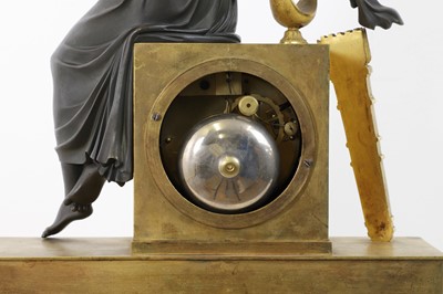 Lot 132 - An Empire ormolu mantel clock
