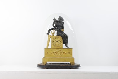 Lot 132 - An Empire ormolu mantel clock
