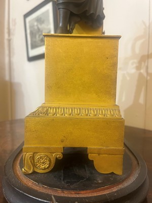 Lot 132 - An Empire ormolu mantel clock