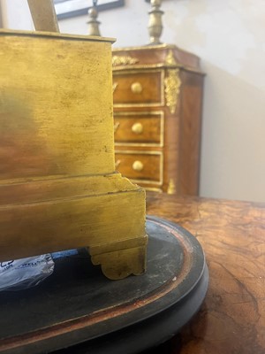 Lot 132 - An Empire ormolu mantel clock