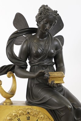 Lot 132 - An Empire ormolu mantel clock