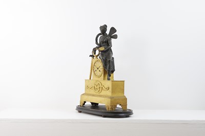 Lot 132 - An Empire ormolu mantel clock
