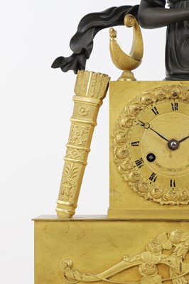 Lot 132 - An Empire ormolu mantel clock