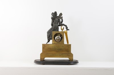 Lot 132 - An Empire ormolu mantel clock