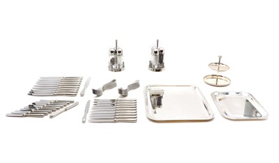 Lot 43 - A group of Christofle silver plated items