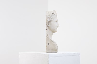 Lot 214 - A marble bust after the antique