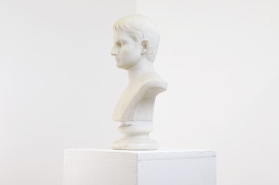 Lot 215 - A marble bust after the antique