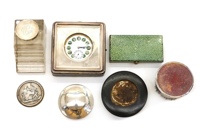 Lot 31 - A group of silver desk items