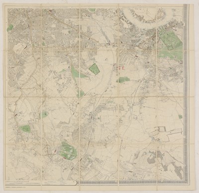 Lot 88 - LONDON MAP