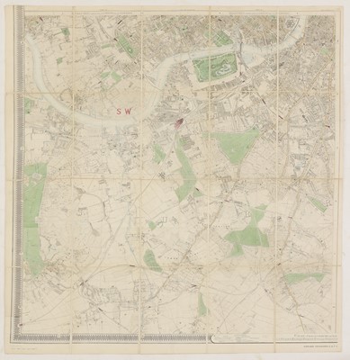 Lot 88 - LONDON MAP