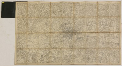 Lot 98 - MAPS: Ordnance Survey Map of London & its environs
