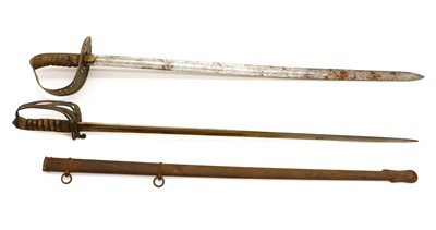 Lot 92 - A Victorian officer's sword