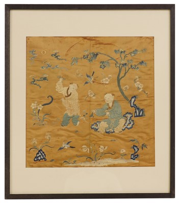 Lot 267 - A Chinese embroidery