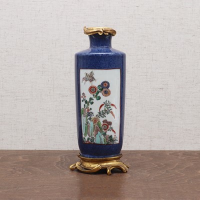 Lot 358 - A Chinese famille verte vase