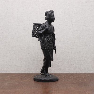 Lot 311 - A Japanese bronze okimono