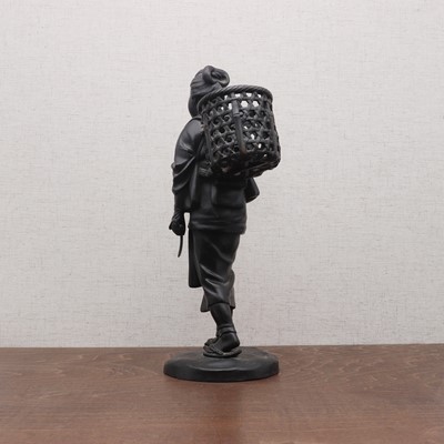 Lot 311 - A Japanese bronze okimono