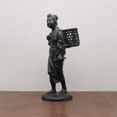 Lot 311 - A Japanese bronze okimono