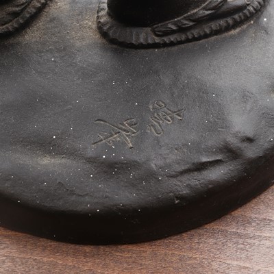 Lot 311 - A Japanese bronze okimono