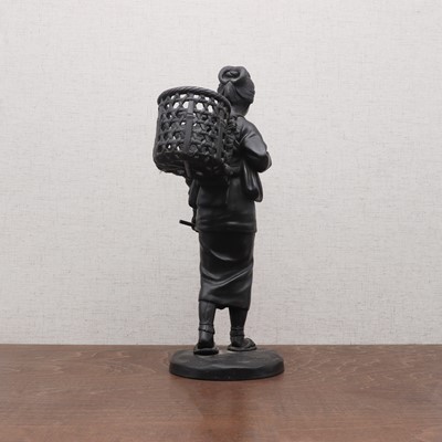 Lot 311 - A Japanese bronze okimono