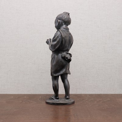 Lot 307 - A Japanese bronze okimono