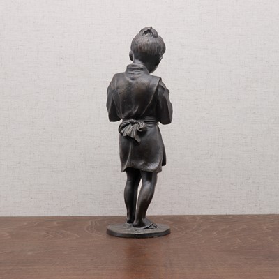 Lot 307 - A Japanese bronze okimono