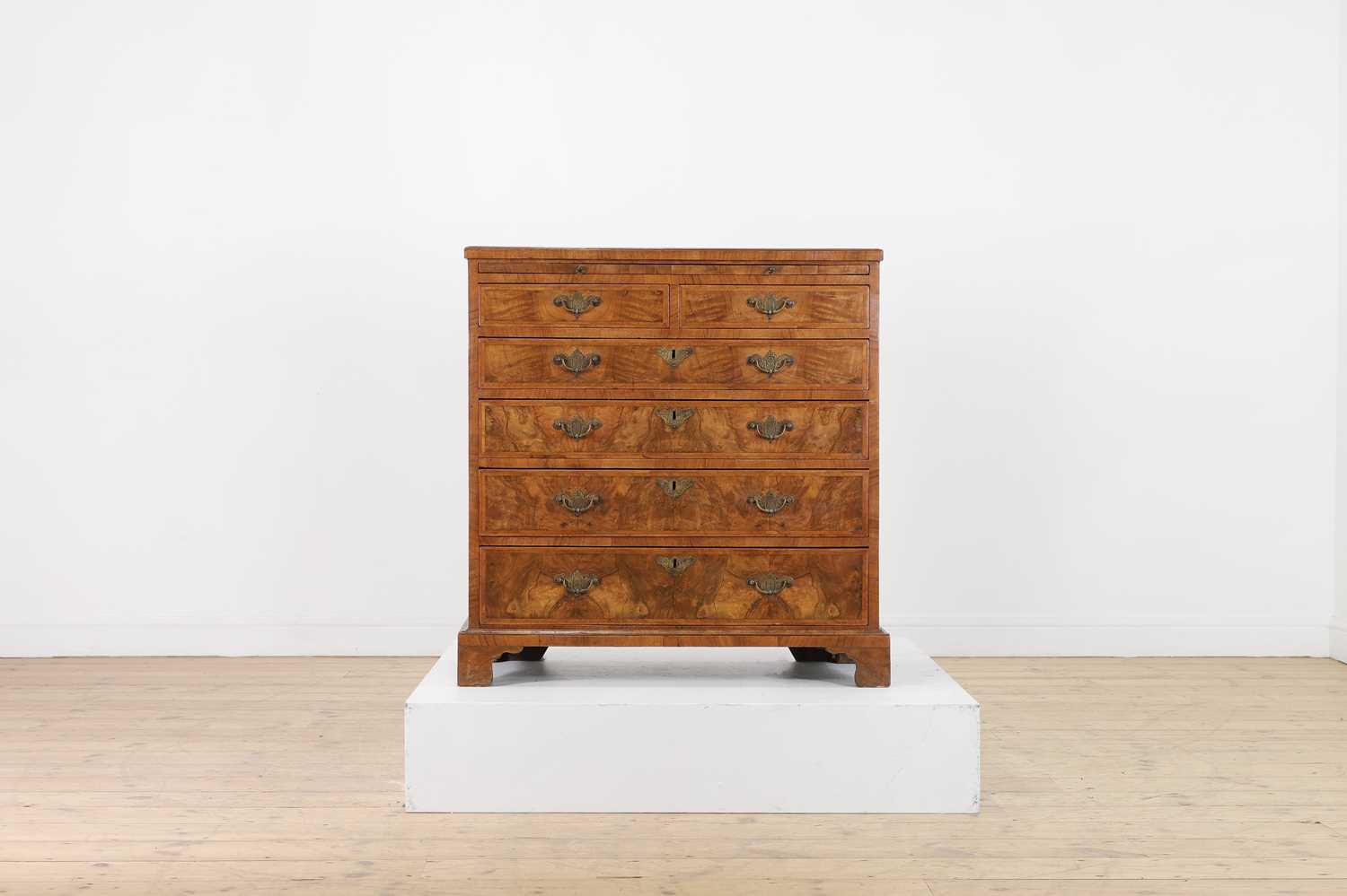 Lot 63 - A George I-style walnut bachelor’s chest